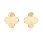 Brinco de Trevo Banhado a Ouro 18k - Biju & Cia.