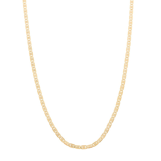 Corrente diamantada banhada a ouro 18k - Biju & Cia.